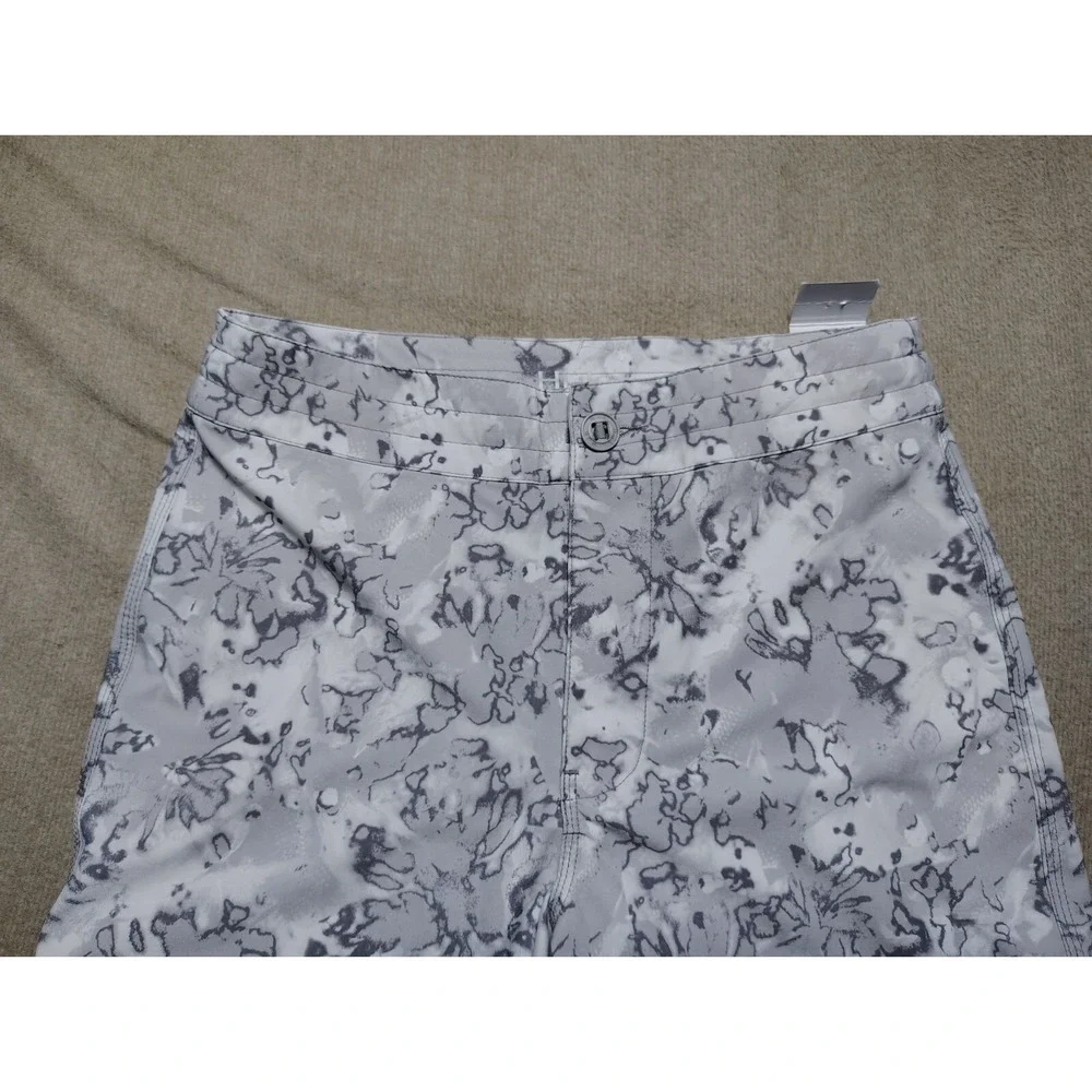 Huk‎ Boardshorts Mens 28 Pursuit Gray Performance Fish Swim Beach 9